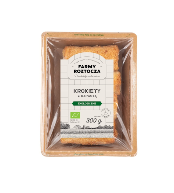 Krokiety z kapustą i grzybami BIO 300g.