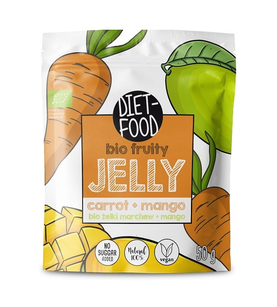 Żelki marchew, mango BIO 50g