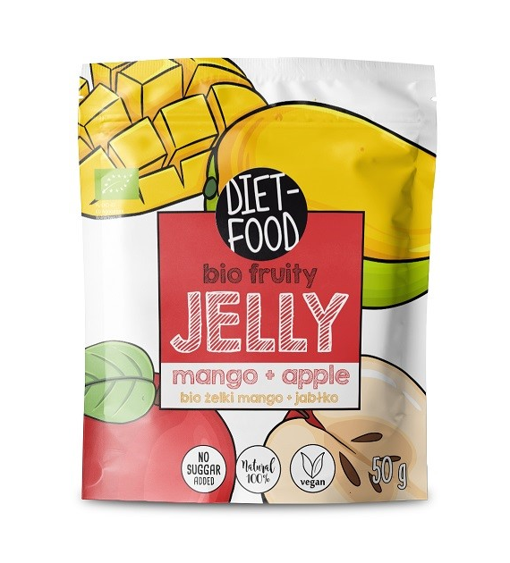 Żelki mango, jabłko BIO 50g