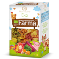 Makaron Eko Farma zwierzątka pięciosmakowe BIO 250g