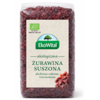 Żurawina suszona (słodzona cukrem trzcinowym) BIO 125 g
