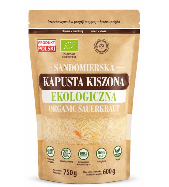 Kapusta Kiszona Sandomierska Ekologiczna 750 g
