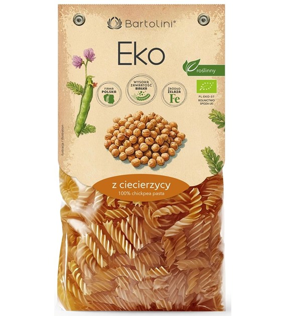 Makaron z ciecierzycy  świderek BIO 250g