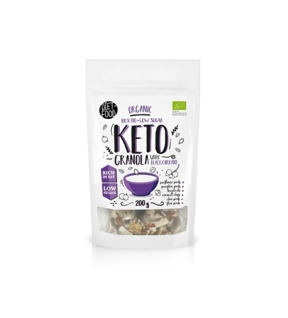 Keto granola z porzeczką BIO 200 g
