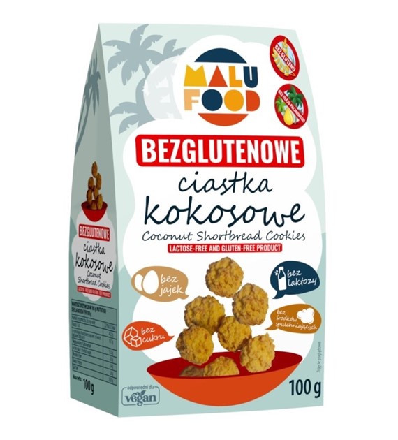 Ciastka kokosowe BEZGL. B/C 100g