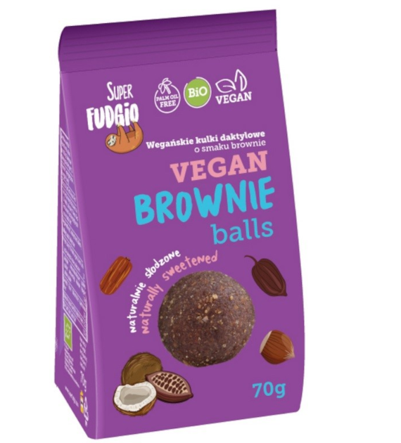 Kulki daktylowe o smaku brownie  BIO 70g