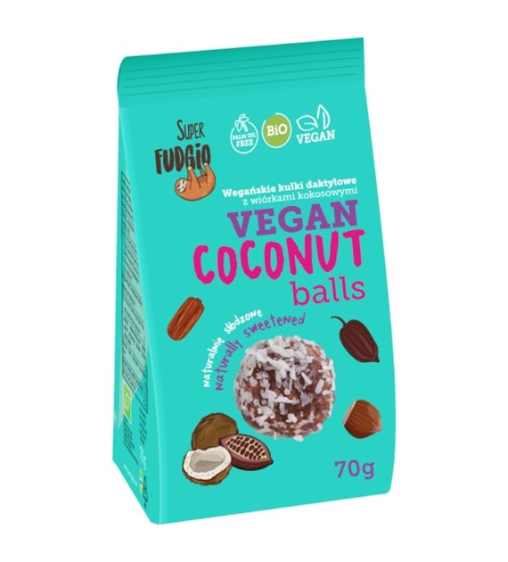 Kulki daktylowe z wiórkami kokosowymi BIO 70g