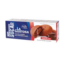 Kruche ciasteczka z kremem czekoladowym B/C 150g