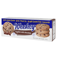 Kruche ciasteczka z czekoladą B/C 120g