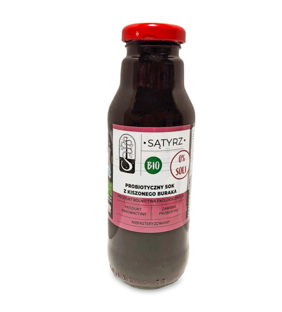 Probiotyczny sok bez soli z kiszonego buraka BIO 300 ml
