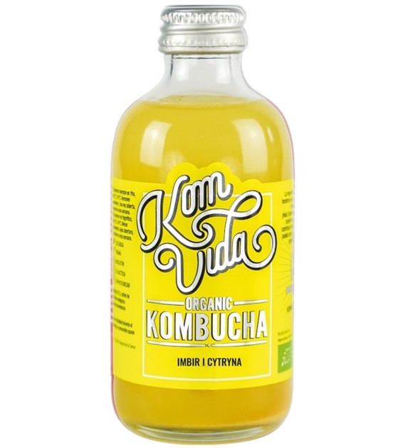 Kombucha Cytryna i Imbir BIO 250ml