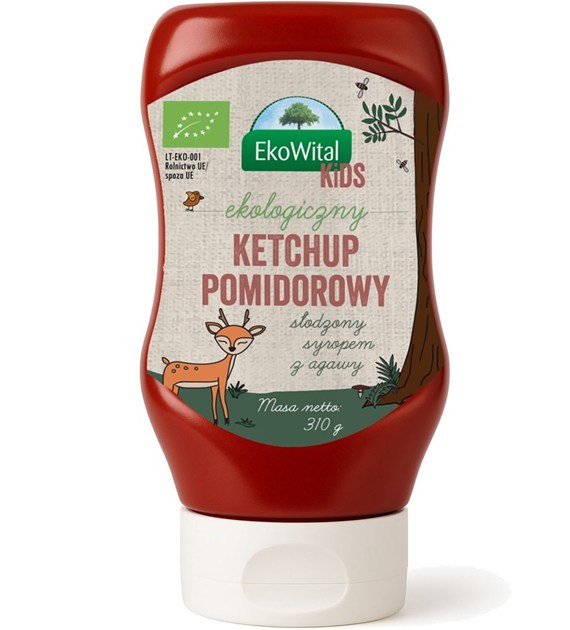 Ketchup dla dzieci BIO 310 g