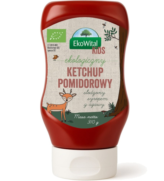 Ketchup dla dzieci BIO 310 g
