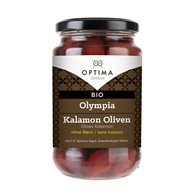 Oliwki czarne Kalamata bez pestek w zalewie BIO 350 g/ 180 g