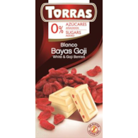 Czekolada biała z jagodami goji 75 g