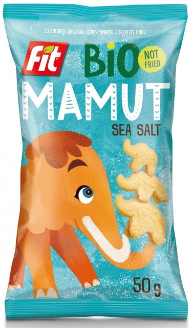 Chrupki kukurydziane z solą morską BEZGL. BIO 50 g Bio Mamut