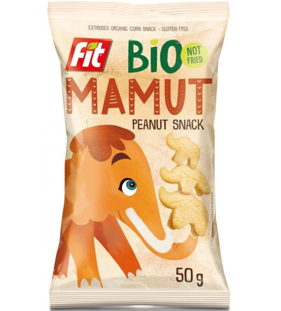 Chrupki kukurydziane o smaku orzechowym BEZGL. BIO 50 g Bio Mamut