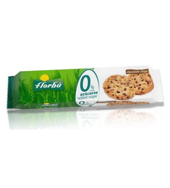 Ciastka z kawałkami czekolady bez dodatku cukru 120g
