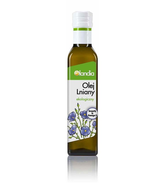 Olej lniany 250 ml BIO Olandia