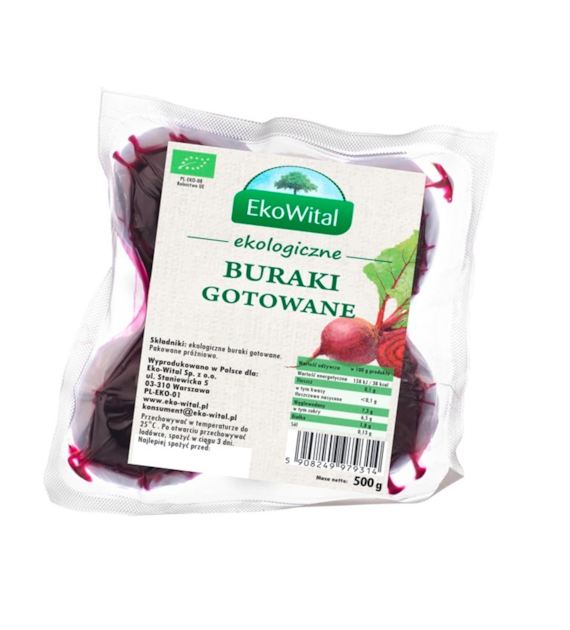 Buraki gotowane BIO 500g