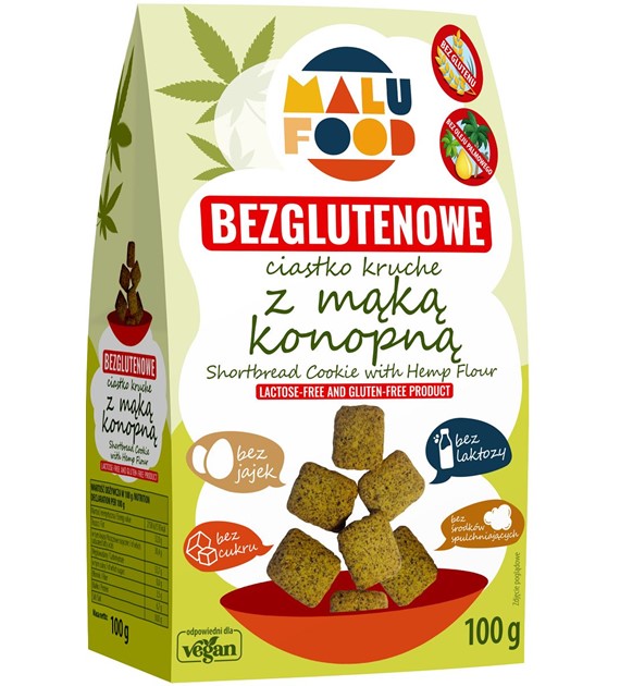 Ciastka kruche z maką konopną BEZGL. B/C 100 g