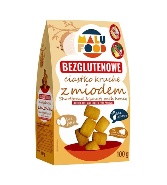 Ciastka kruche z miodem BEZGL. 100 g