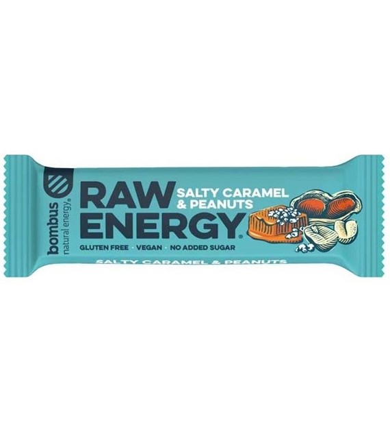 Baton RAW ENERGY słony karmel – orzech ziemny BEZGL. 50g