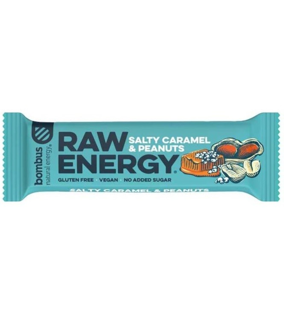 Baton RAW ENERGY słony karmel – orzech ziemny BEZGL. 50g