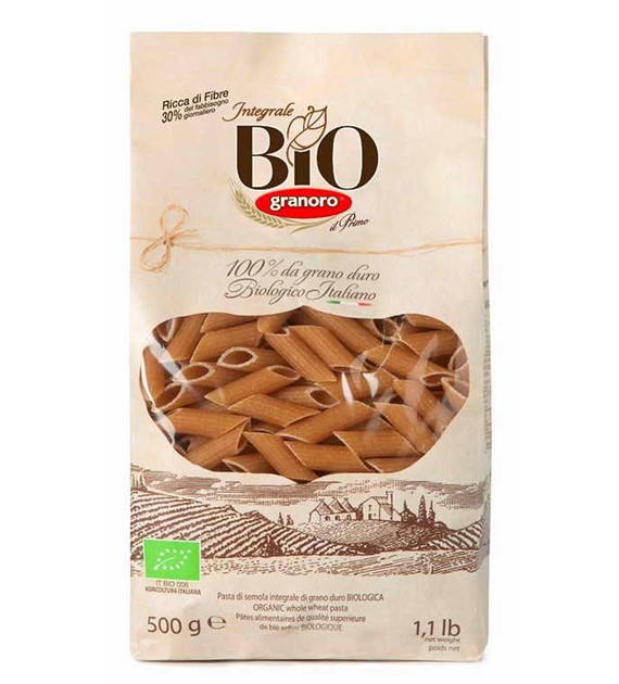 Makaron mezze penne rigate pełnoz. BIO 500 g