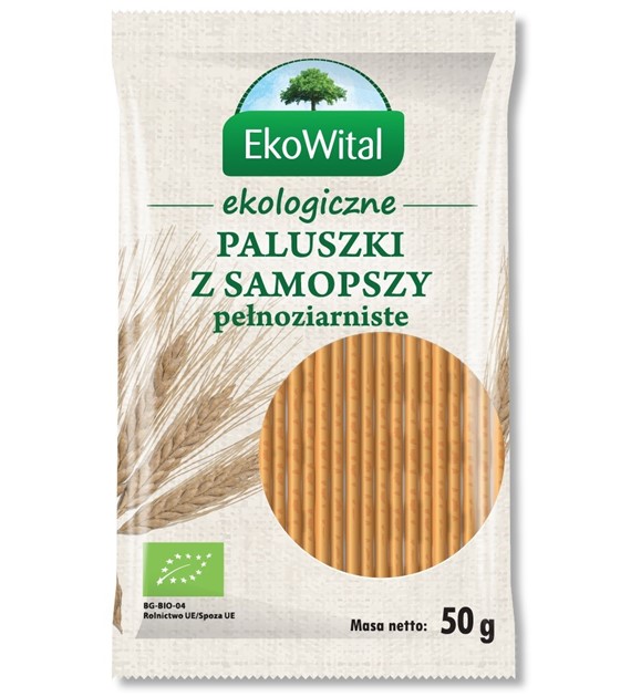 Paluszki z samopszy pełnoziarniste BIO 50 g