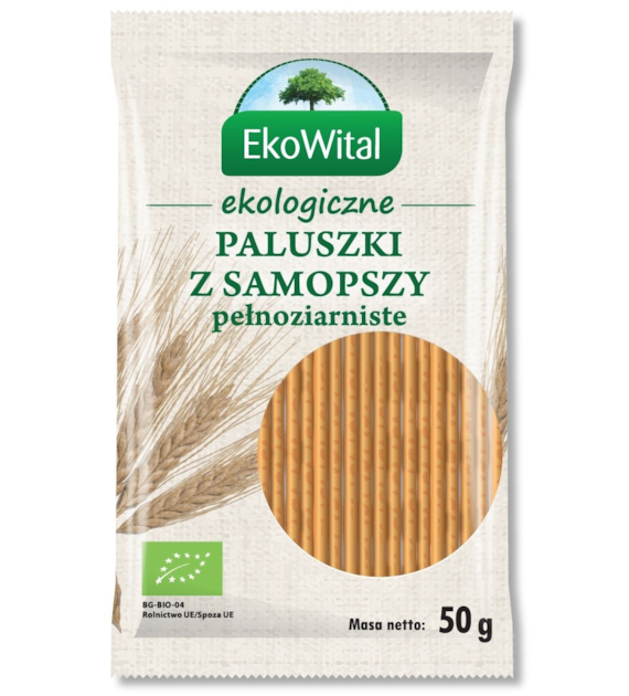 Paluszki z samopszy pełnoziarniste BIO 50 g
