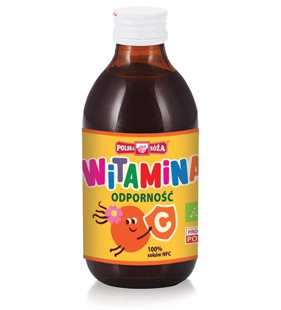 Sok z owoców róży i jabłek  ODPORNOŚĆ BIO 250 ml