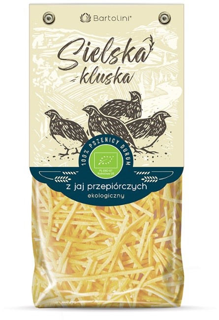 Sielska Kluska  z  jaj przepiórczych krajanka BIO 250g