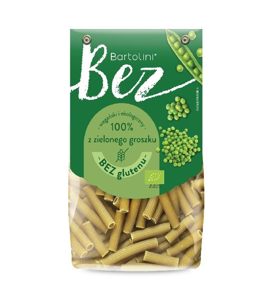 Makaron z zielonego groszku rurka (sedanini) BEZGL. BIO 250g