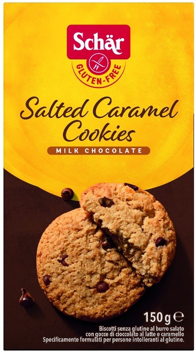 Salted caramel cookies- ciastka ze słonym karmelem BEZGL. 150 g