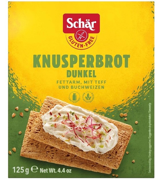 Knusperbrot dunkel- pieczywo chrupkie ciemne BEZGL. 125 g