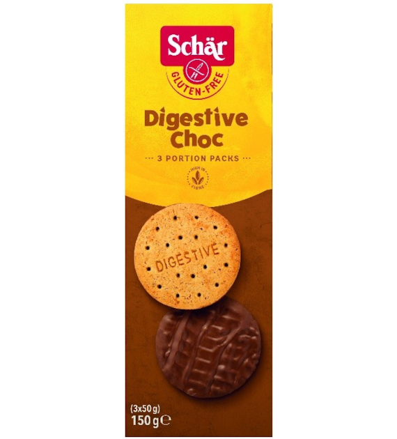 Digestive choc- ciastka w czekoladzie BEZGL. 150 g