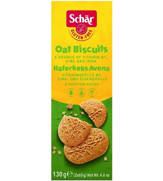 Oat biscuits- ciastka owsiane BEZGL. 130 g