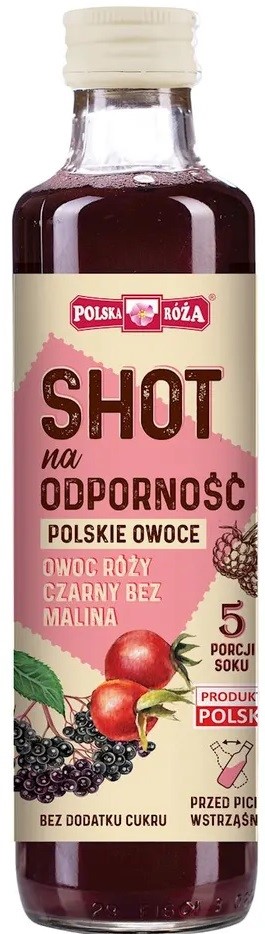SHOT na odporność  polskie owoce  250 ml