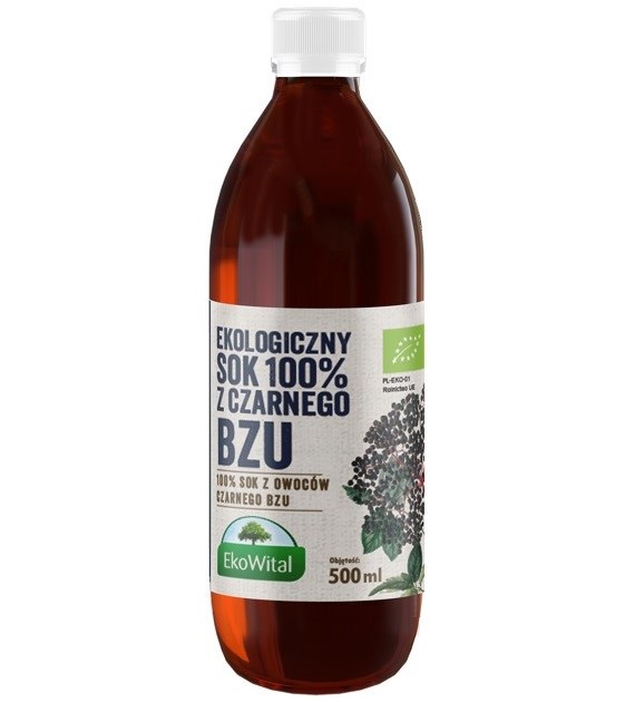 Sok z czarnego bzu BIO 500ml