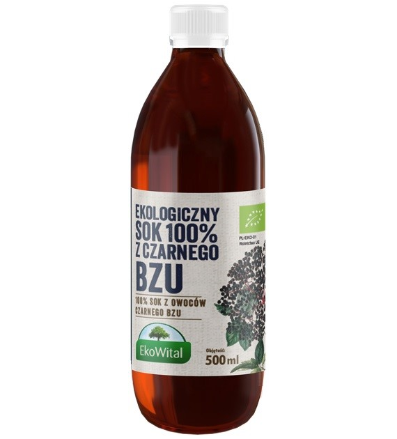 Sok z czarnego bzu BIO 500ml