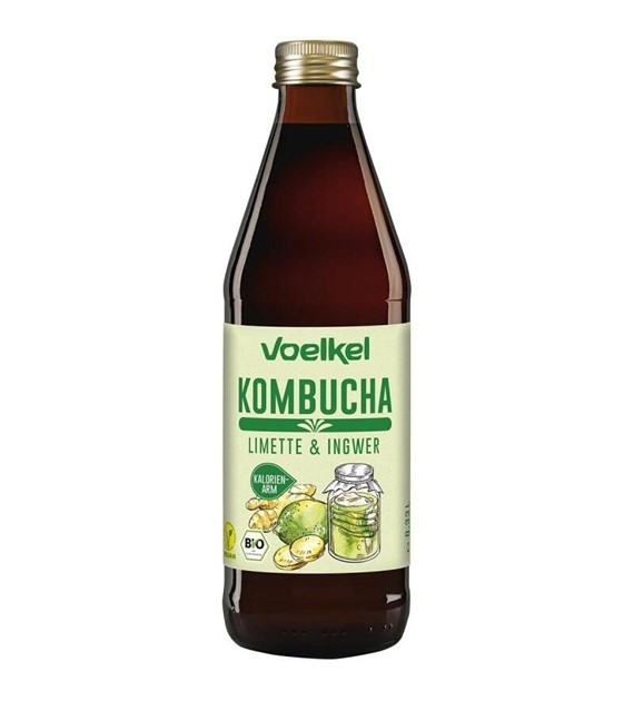 Kombucha limonka-imbir BIO 330 ml