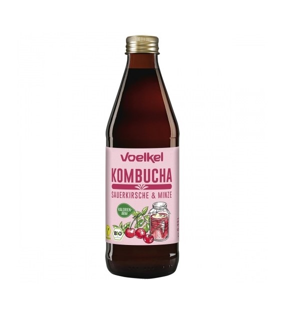 Kombucha wiśnia-mięta BIO 330 ml