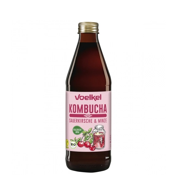 Kombucha wiśnia-mięta BIO 330 ml
