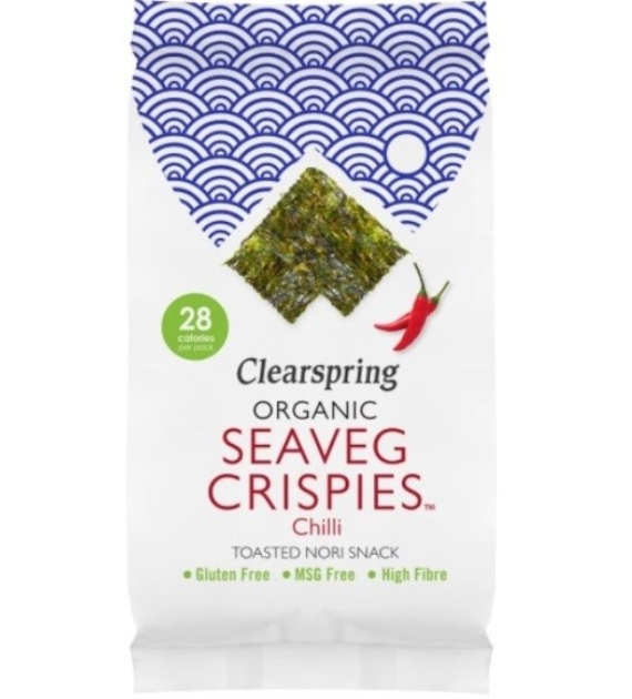 Chipsy z alg morskich o smaku chili Seaveg BEZGL. BIO 4 g