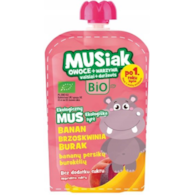 Mus owocowo- warzywny banan brzoskwinia burak  BIO 100 g