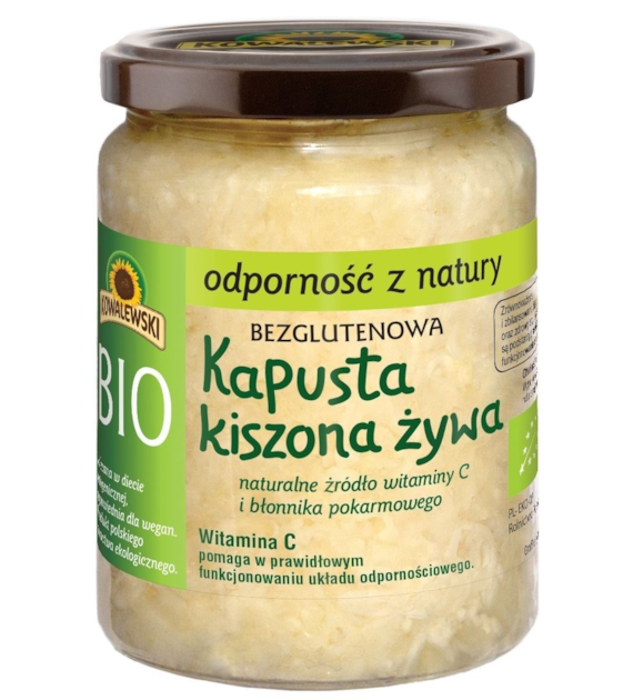 Kapusta kiszona niepasteryzowana BIO 540 ml