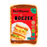 Bezmięsny Boczek w plastrach 100g