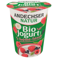 Jogurt malina-czarny bez 3,8% tł. BIO 400 g