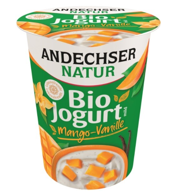 Jogurt mango-wanilia 3,8% tł. BIO 400 g